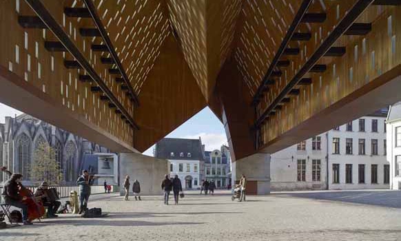 Robbrecht en Daem architecten in Zusammenarbeit mit MJ Van Hee Architecten: Market Hall Ghent Belgium, 2012