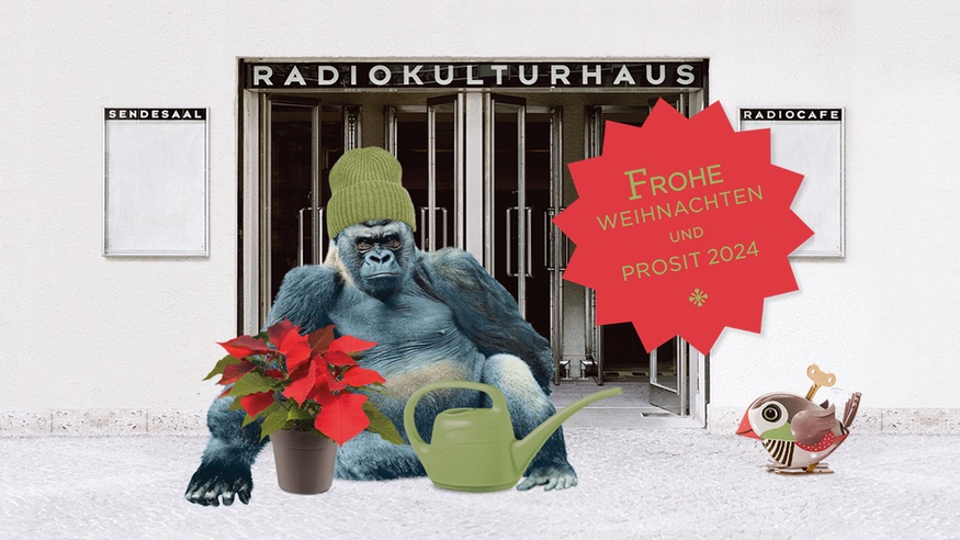 Weihnachtsgorilla