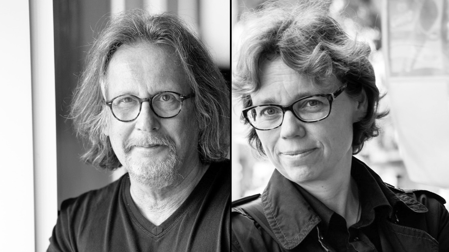 Porträts von Harald Martenstein und Andrea Roedig 