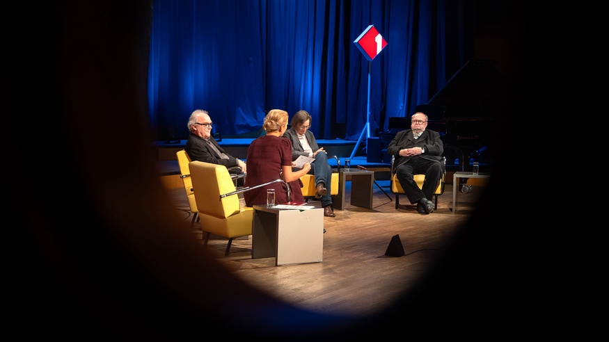 Michael Köhlmeier, Daniela Strigl, Franz Schuh und Julia Zarbach