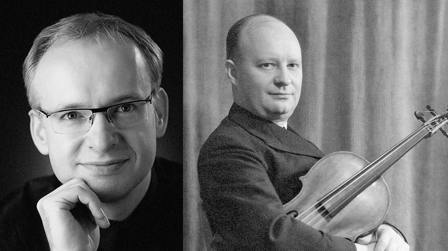 Porträts von Martin Kasik und Paul Hindemith