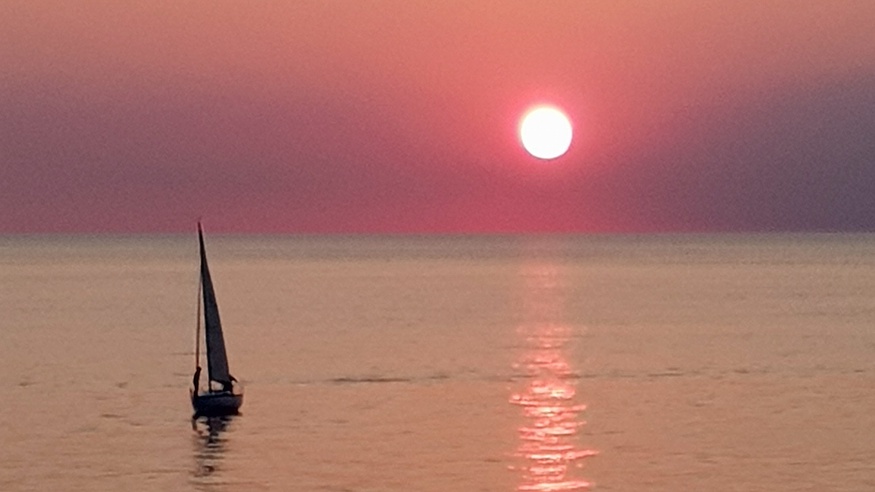 (c) Gudrun Reisacher Sonnenuntergang am Meer