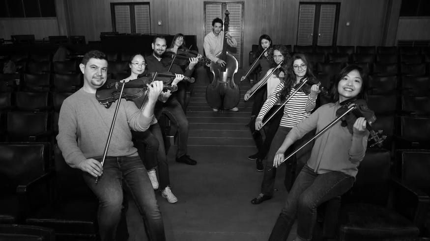 (C) RANIA MOSLAM Geigenensemble des ORF RSO Wien