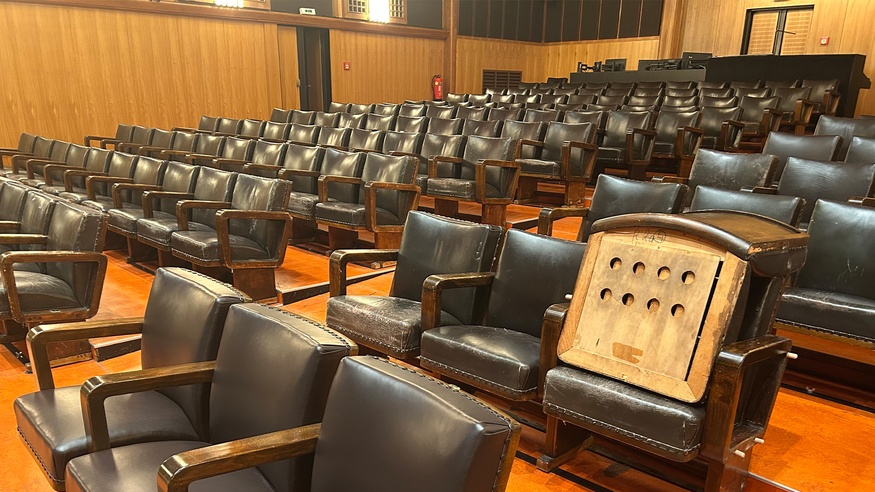 Restaurierung Sendesaal Sitze