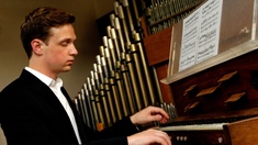 Thomas Gaynor © Gerry Szymanski Thomas Gaynor an der Orgel.