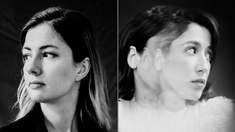 Sophie Lindinger © Hanna Fasching und OSKA © Tim Cavadini Porträts von Sophie Lindinger und OSKA