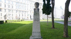 Josef Labor © Irmgard Fuchs Statue von Josef Labor