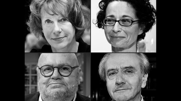 Teilnehmer/innen Wiener Vorlesung: Ulrike  Guérot, Isolde Charim, Fanz Schuh, Heinz Sichrovsky