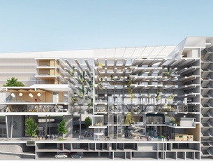 (c) Pichler & Traupmann Architekten DAS RAIQA Quartier Innsbruck Mitte, Innsbruck, Baubeginn 2021