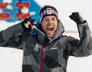 Snowboarder Benjamin Karl