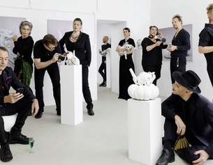 (c) katseyphotography Ein Gruppenbild Vegetableorchestra