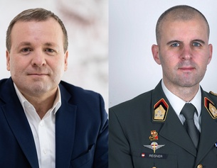 CORNELIUS GRAIG (C) MANFRED WEIS, MARKUS REISNER (C) BMLV Cornelius Graig und Markus Reisner